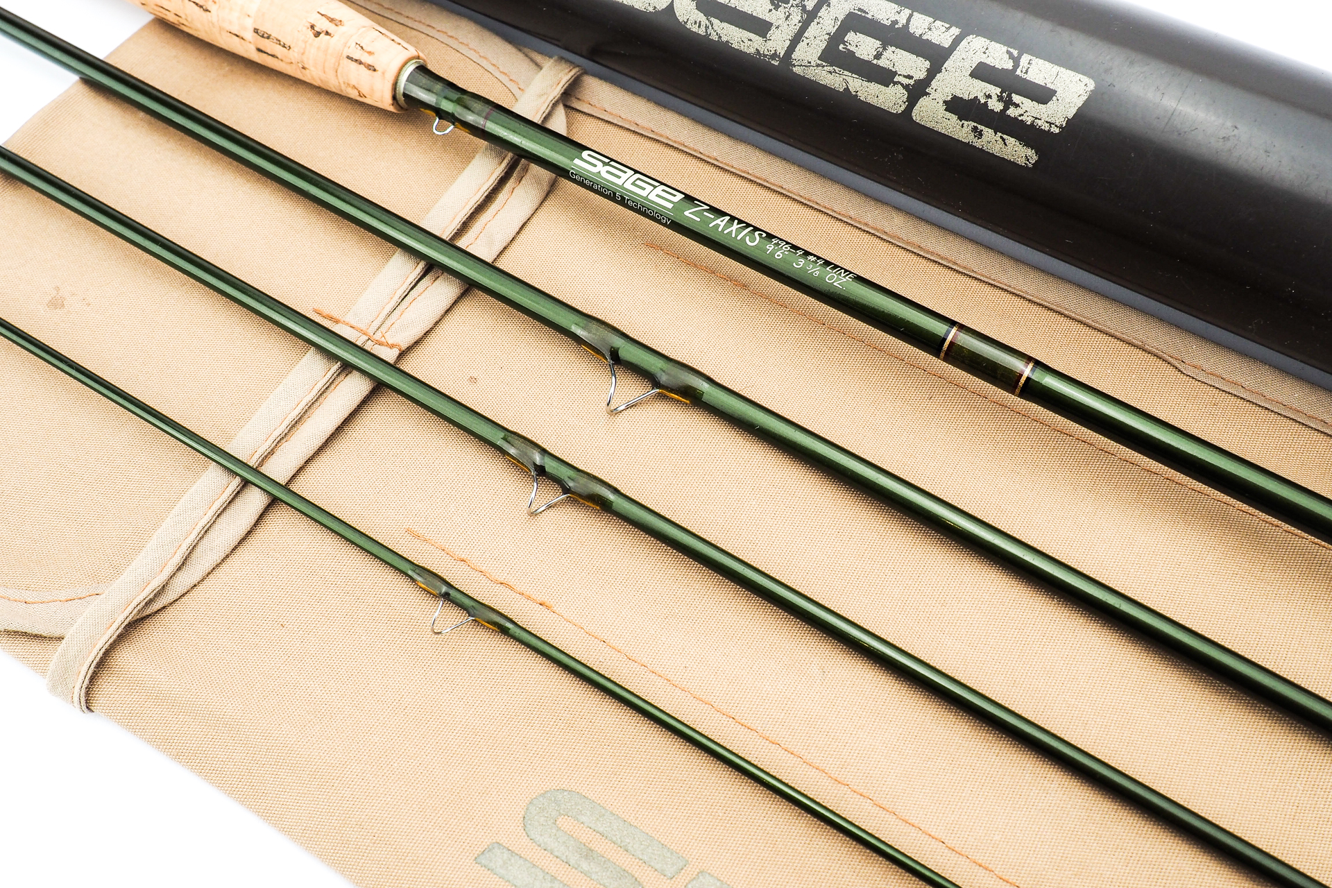 SAGE Z-AXIS 9'6″ #4 TROUT FLY ROD – Vintage Fishing Tackle